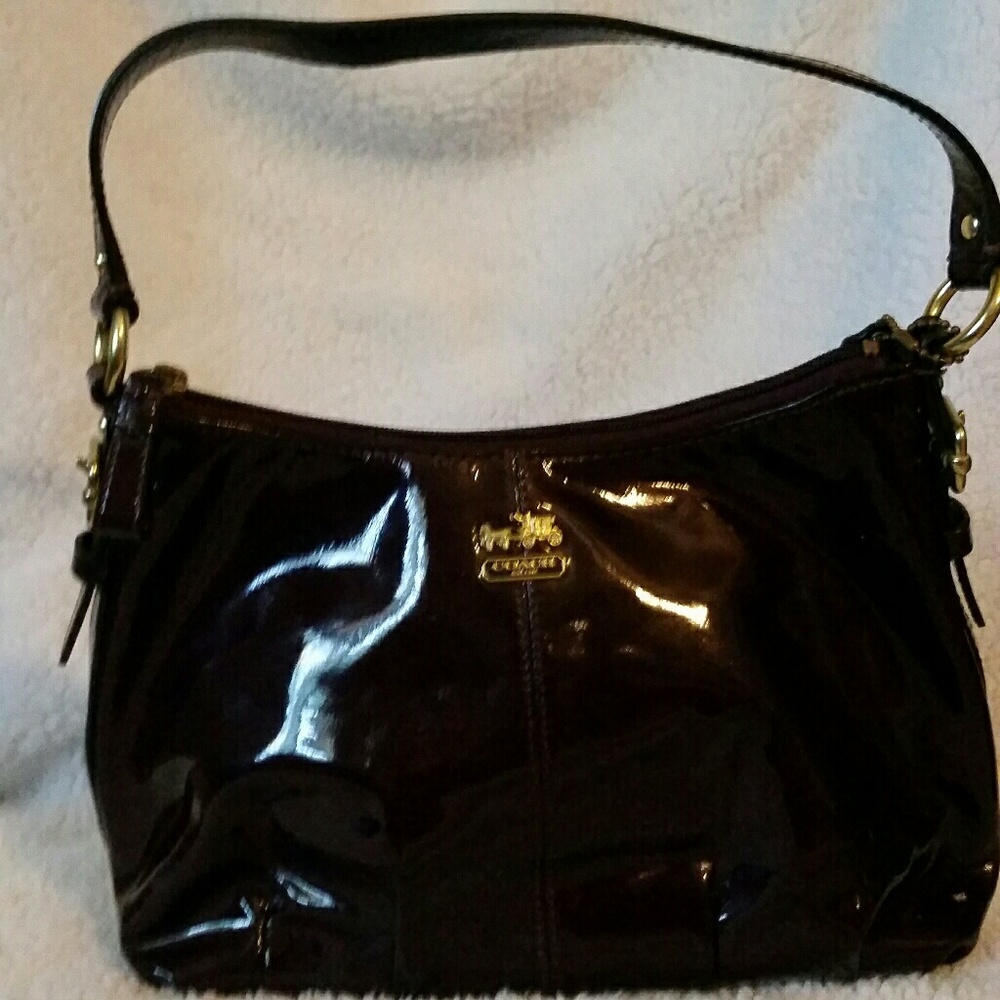 Plum Coach Purse